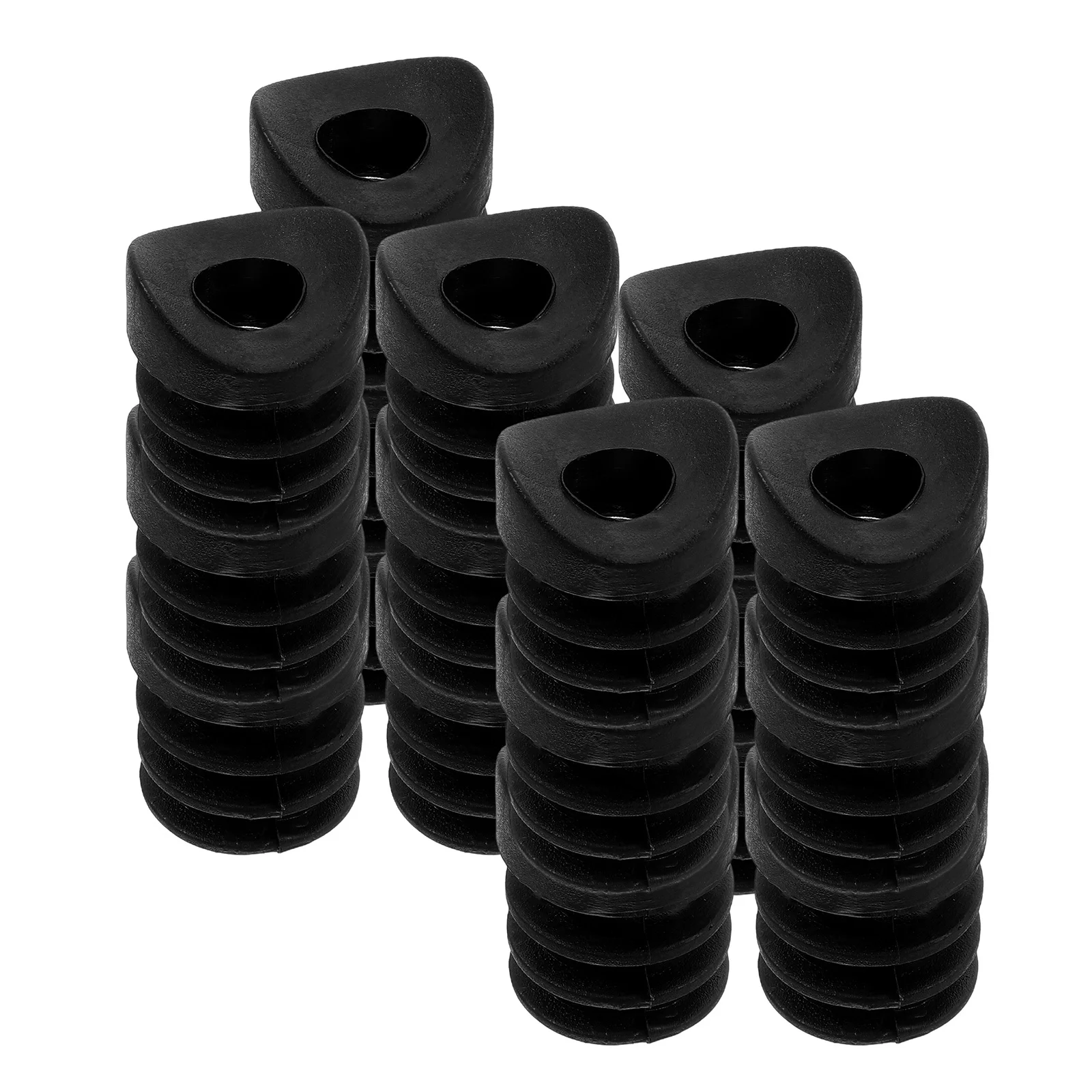 

20Pcs Furniture Plastic Caster Socket Inserts Threaded Sleeve Caps Practical Wheel Inserts Protective Floor Sleeve