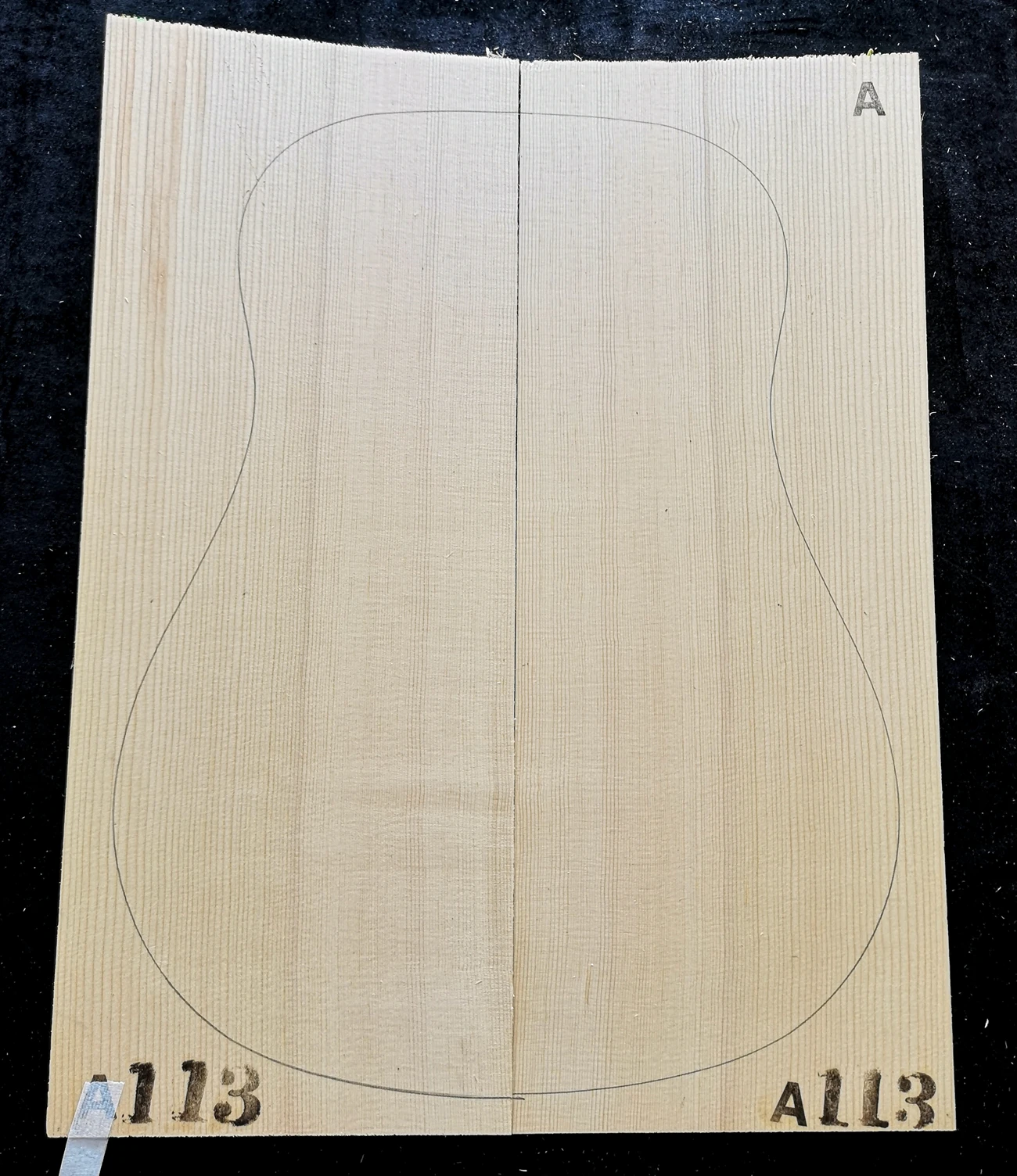 Class A full veneer guitar spruce panel Germany European Alps spruce Making guitar accessories materials