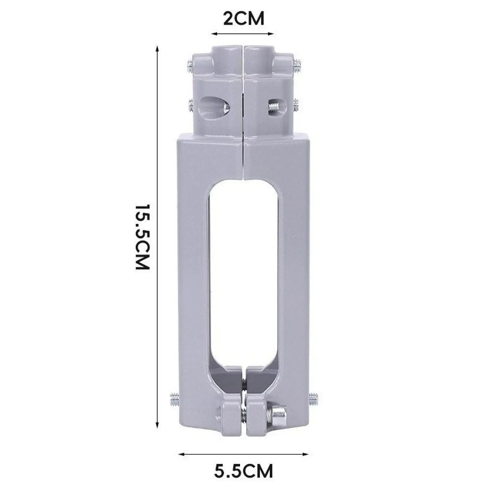 

Woodworking Positioning Aluminum Square Hole Adapter Bracket Durable Mortiser Accessory Tool for Joinery
