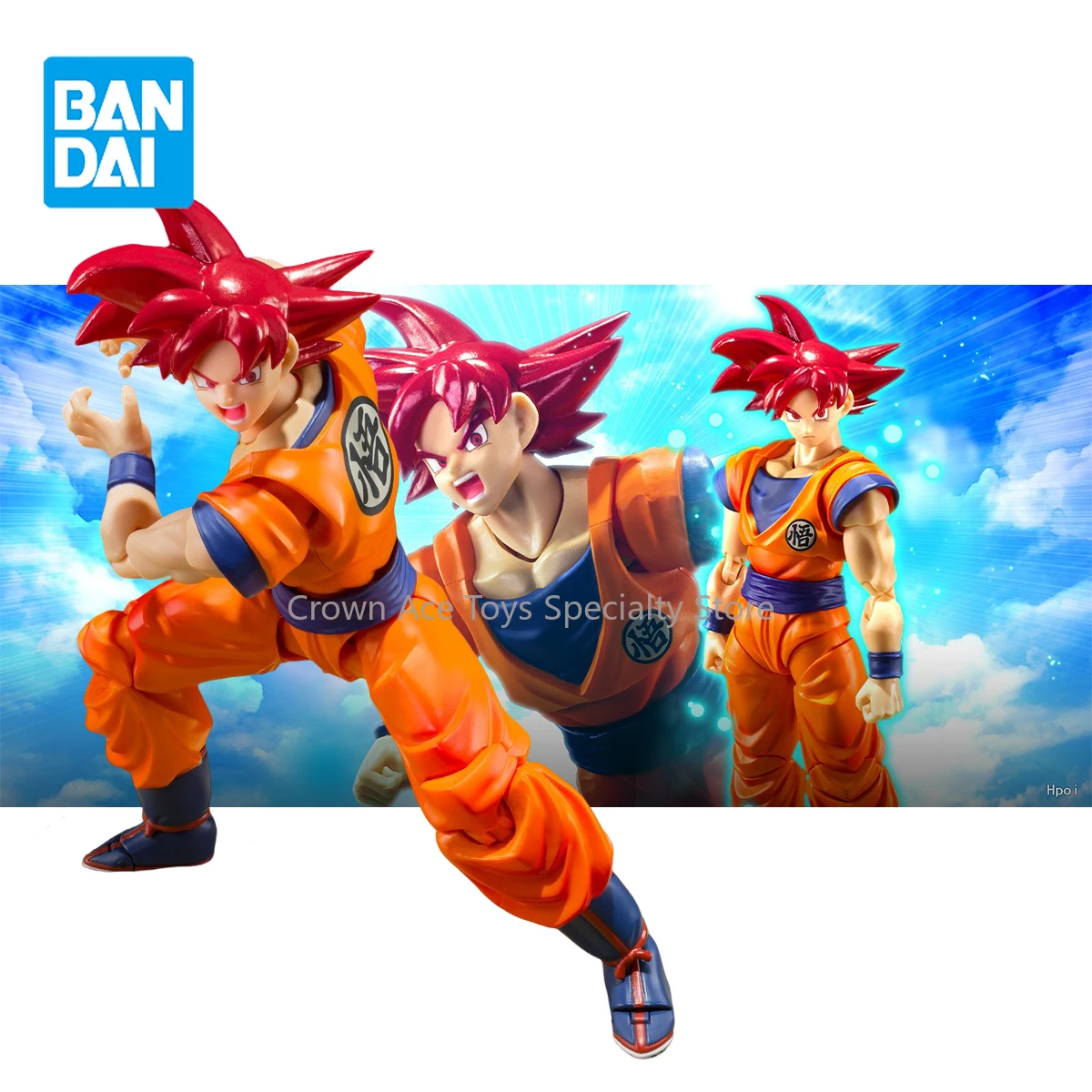 

Bandai Anime S.H.Figuarts SUPER SAIYAN GOD SON GOKU SAIYAN GOD OF VIRUTE Dragon Ball Z PVC Action Figure Trendy Toys Doll Gifts