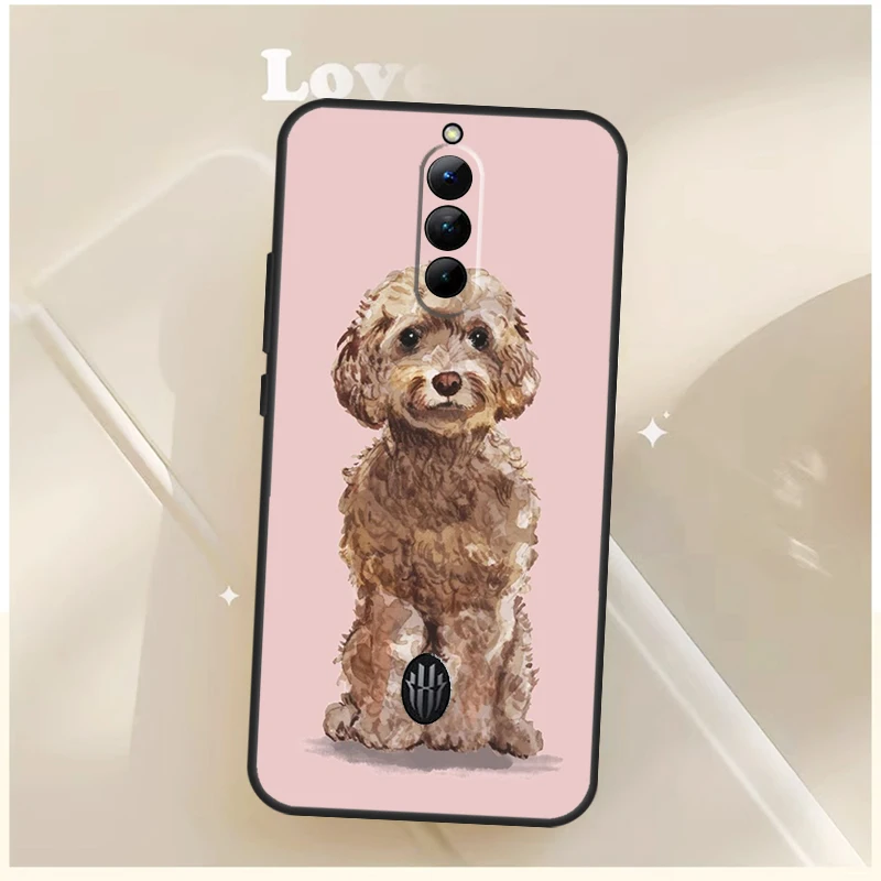 Cute Cockapoo Dog For Nubia Red Magic 8 7 6 Pro 5G 5S 6R Case For Red Magic 7S 6S 8S Pro Plus Back Cover