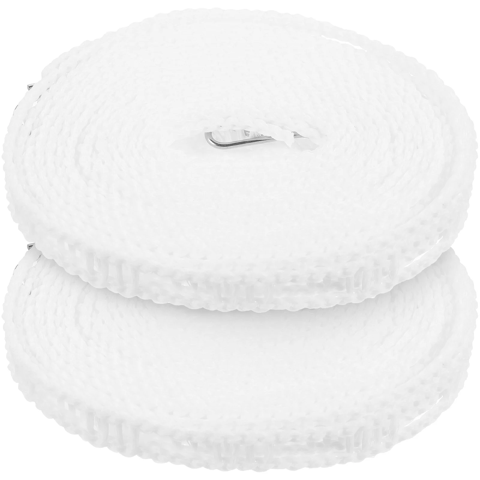 

2pcs Clotheslines Thicker Windproof Lightweight Portable Nonslip Ropes PE Stainless Steel Laundry Travel