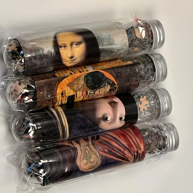 600pcs jigsaw Puzzle - Gustav Klimt and Leonardo da Vinci Masterpiece Best Christmas Gifts & Holiday Giveaways