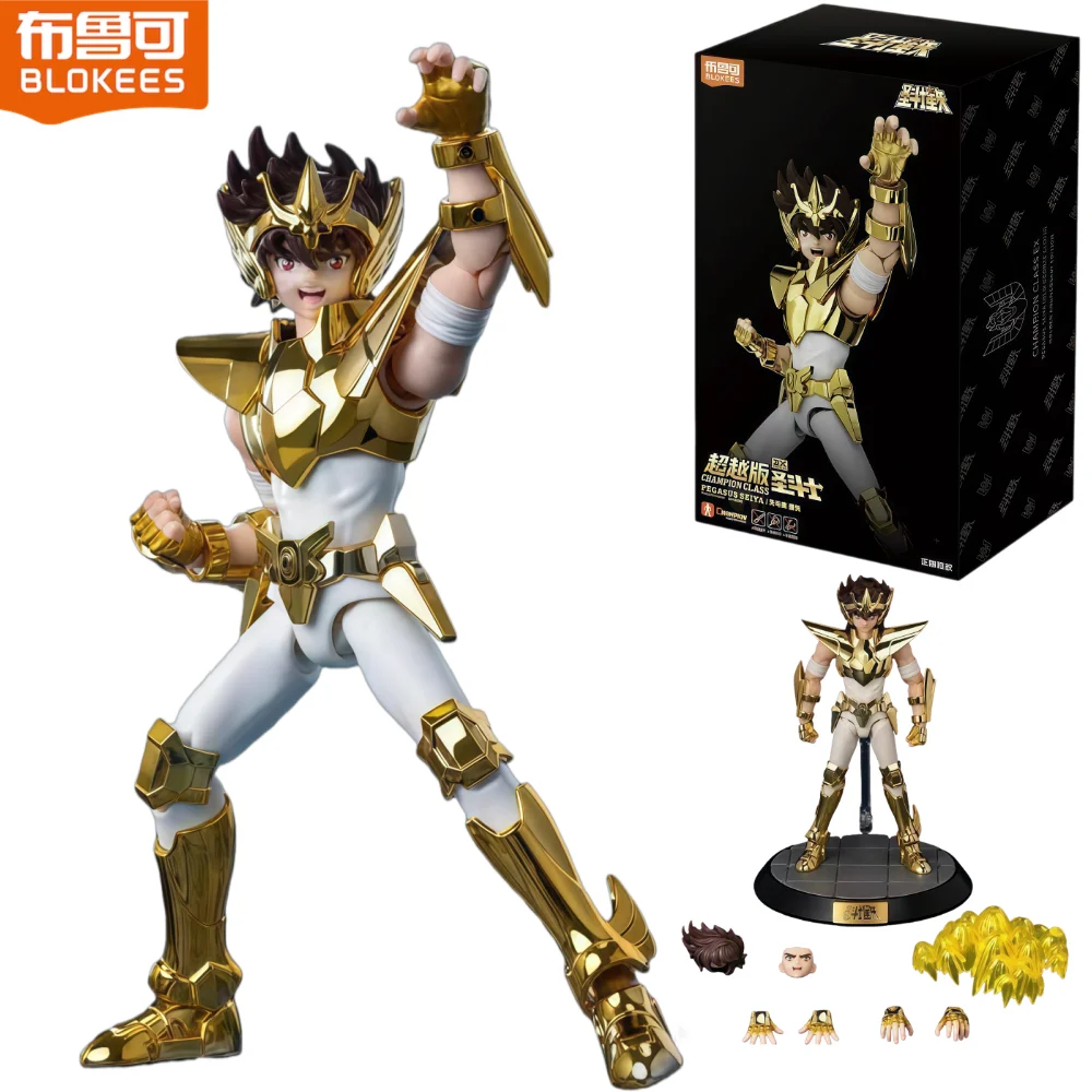 

Blokees Saint Seiya Pegasus Seiya EX Golden Cloth Articulated Official Licensed Collectible Building Block Toy