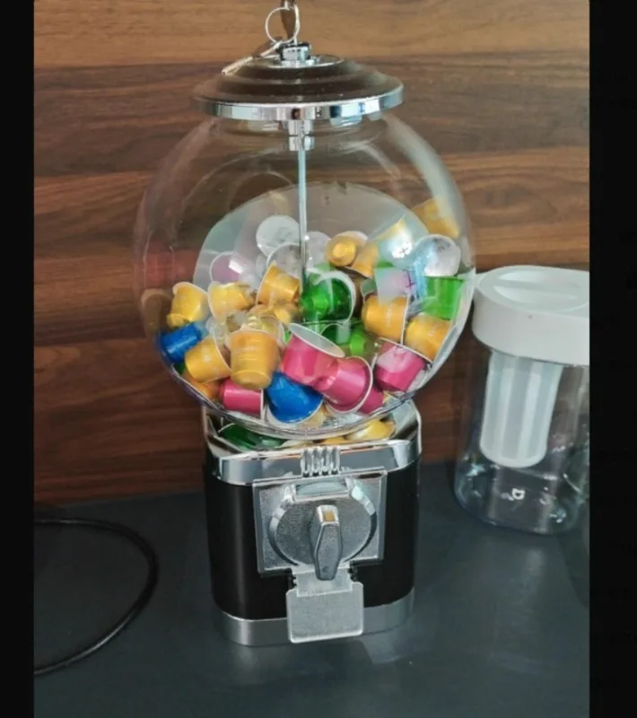 32mm Gashapon Capsule Vending Machine, Interactive Lottery Game Dispenser for Party Exhibition Event, Customizable