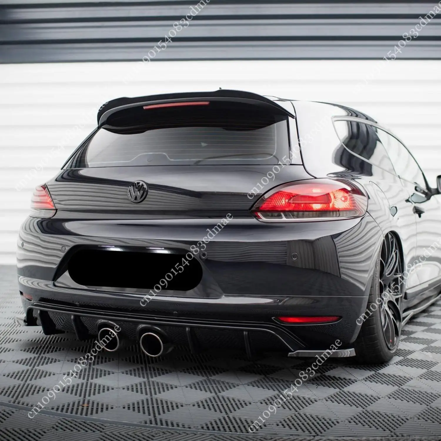 

Rear Spoiler Roof Caps Wing For VW Scirocco III MK3 TDI TSI TFSI R 2008-2014 Pre-facelift Car Rear Trunk Extra Trim Body Kits