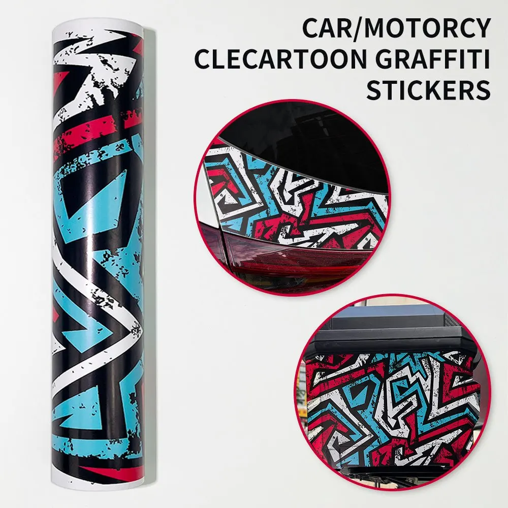 1Roll Graffiti Painting Car Films for Auto Body Hood Rearview Mirror DIY Motorcycle Bicycle Skateboard Waterproof Vinyl Wrapping view 4