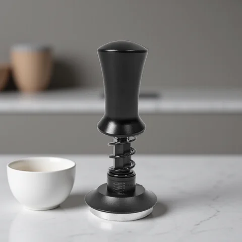 Tamper de café con resorte, compactador de café expreso de 51mm, 53mm y 58mm, agitador de café, compactadores de acero inoxidable, accesorios de café