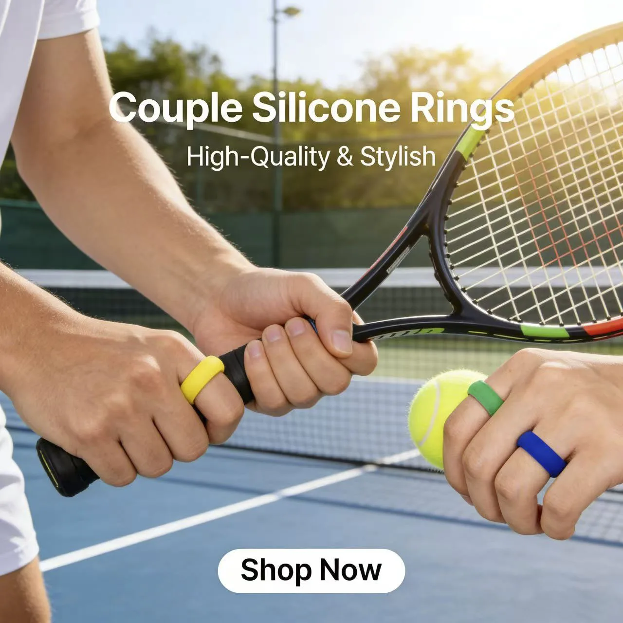 1pc 8mm Unisex Rainbow Silicone Rings Hypoallergenic Flexible Sports Antibacterial Wedding Women Silicone Finger Ring