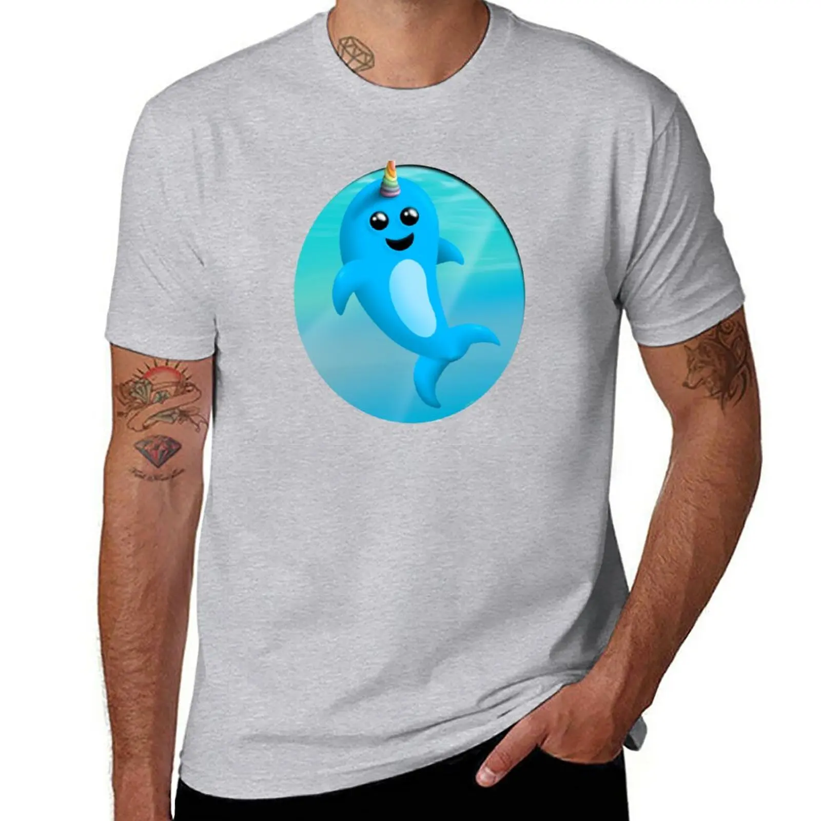 

New Unicorn Dolphin T-Shirt custom t shirt cute clothes men clothings