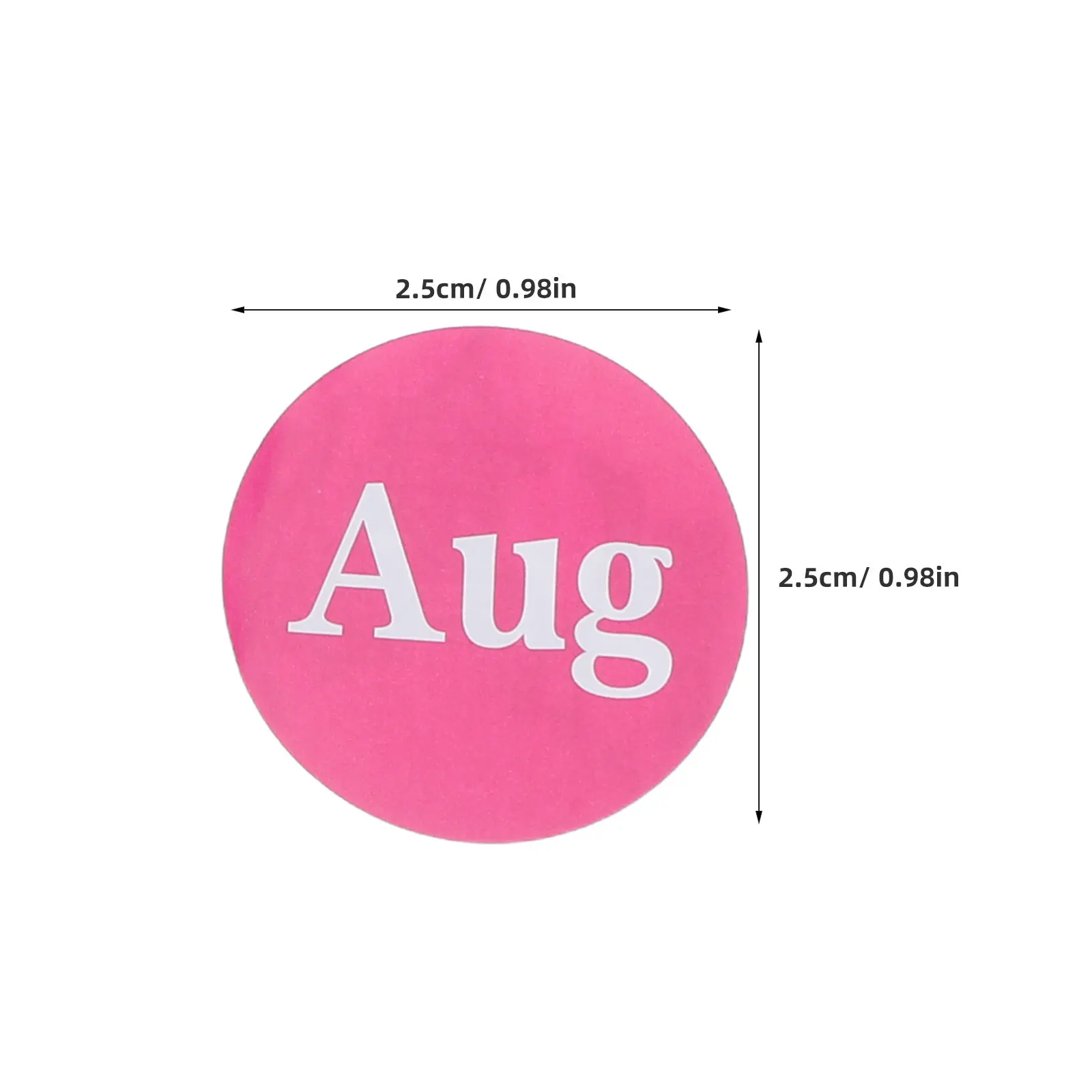 12 Rolls Round Monthly Stickers Self Adhesive Planner Labels January to December Color Coding Month Stickers for Calendars