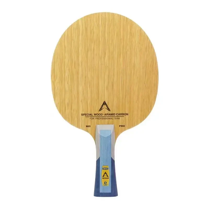 Loki Arthur W81 Pro 탁구 블레이드 - 국가대표팀 카본 아릴레이트 내부/외부 내장(FL/ST 핸들) 탁구 패들 ITTF