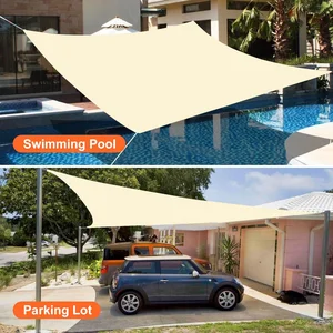 Tenda Luar Ruangan Kanopi Taman Layar Naungan Matahari Tahan Air untuk Teras Mobil Tenda Kanvas Persegi Panjang Kolam Renang Sun-Shelter Kerai Sail3x 12 kanopi luar ruangan penjualan terbaik - №