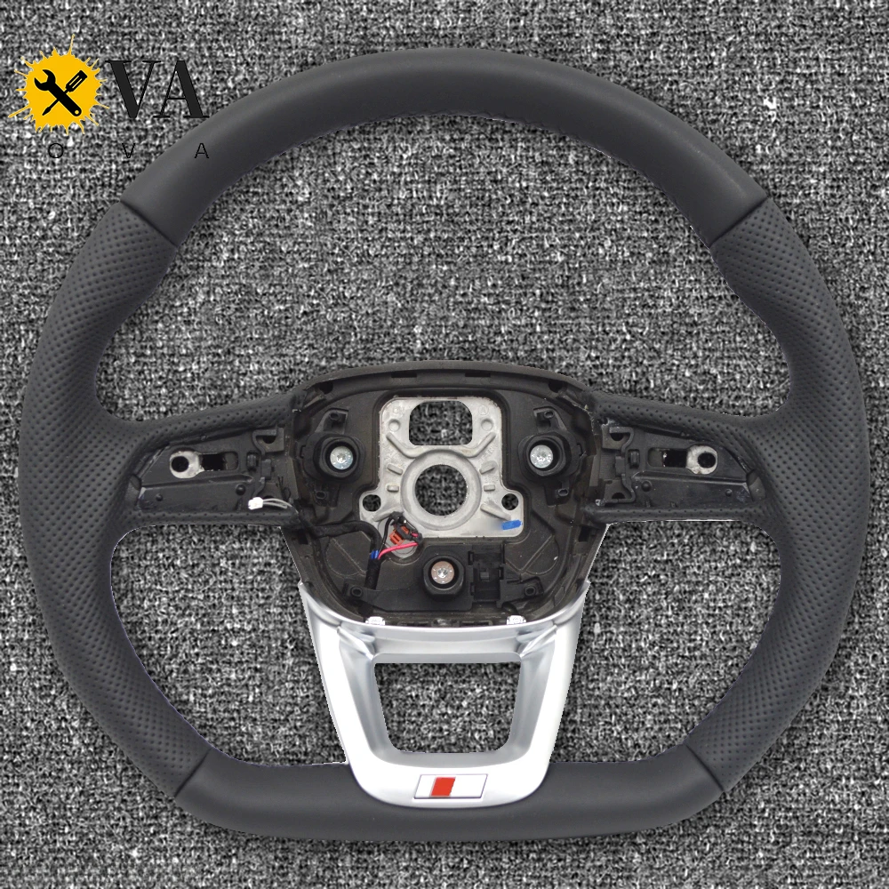 

Half Perforated Leather Steering Wheel With Heating For Audi Q5 FY Q7 Q8