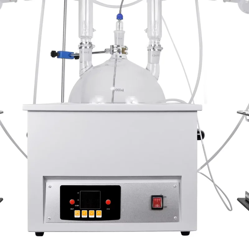 10L 20L 50L laboratory equipment, 3 round bottom flasks with heating cover