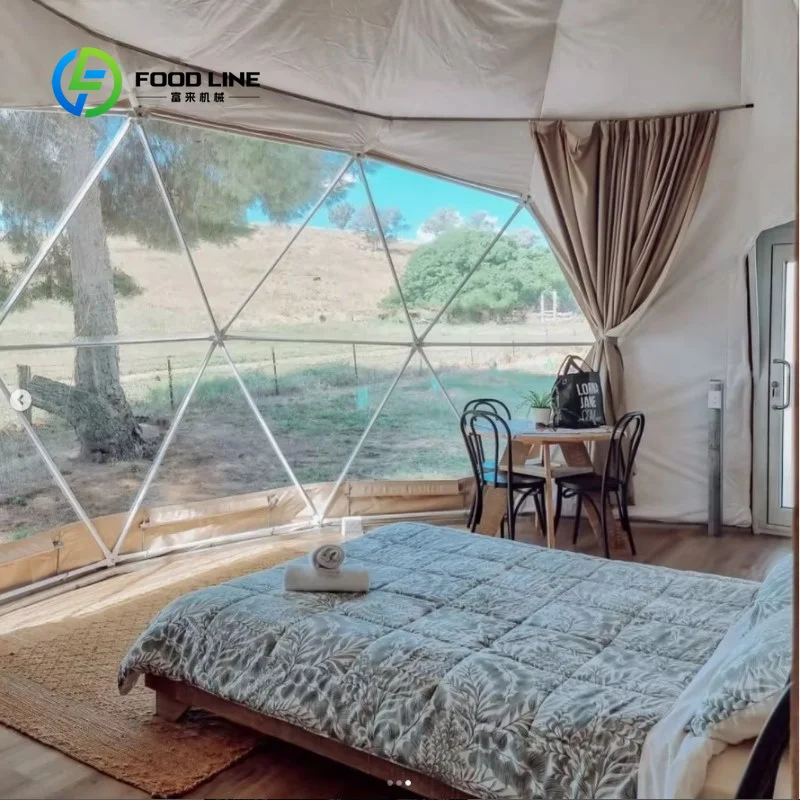 Customized Luxury Desert Dome Tent, Factory Prefab Transparent Dome House for Resort Accommodation