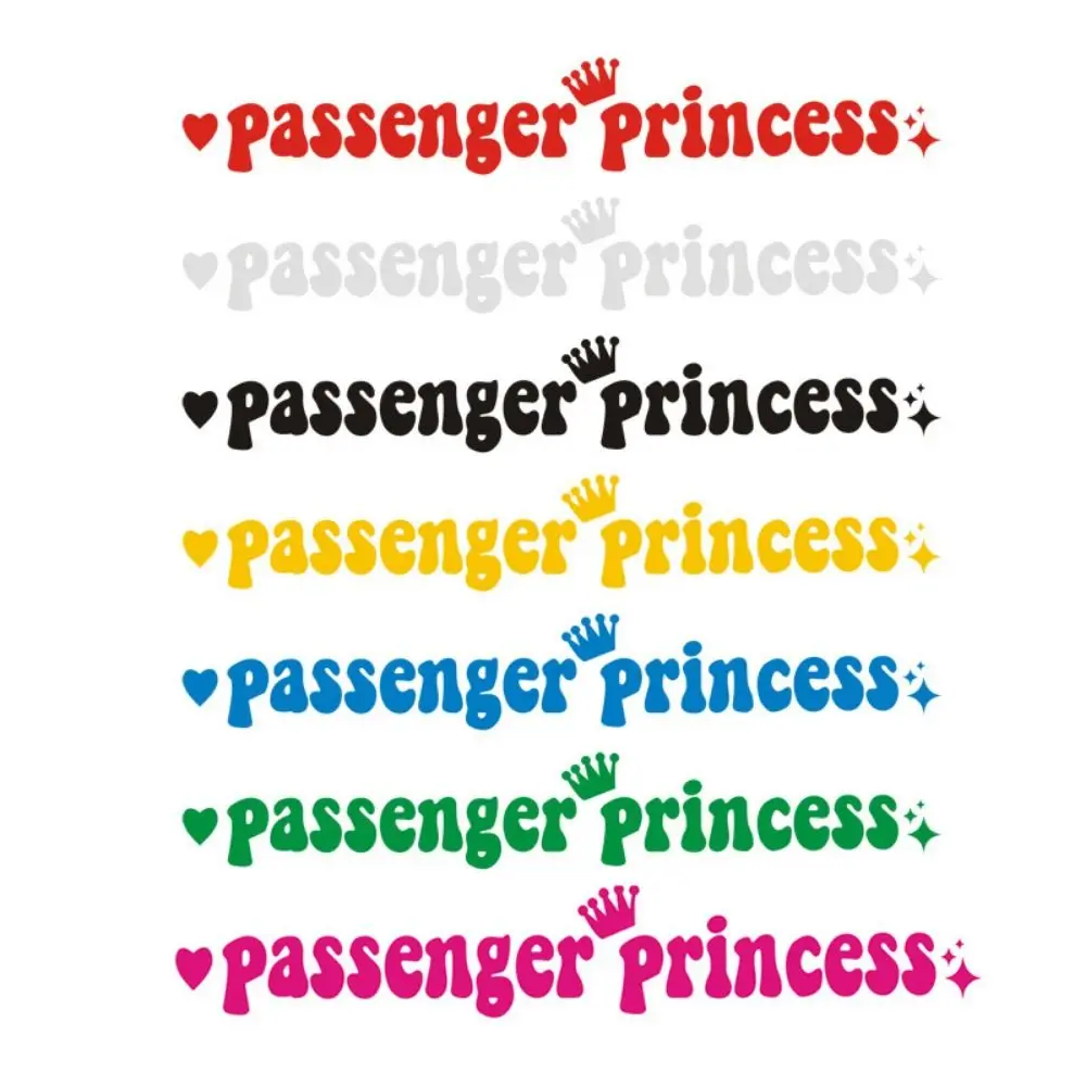 

Passenger Princess Passenger Princess Car Stickers Self Adhesive Reflective Passenger Princess Decals Creative Personality