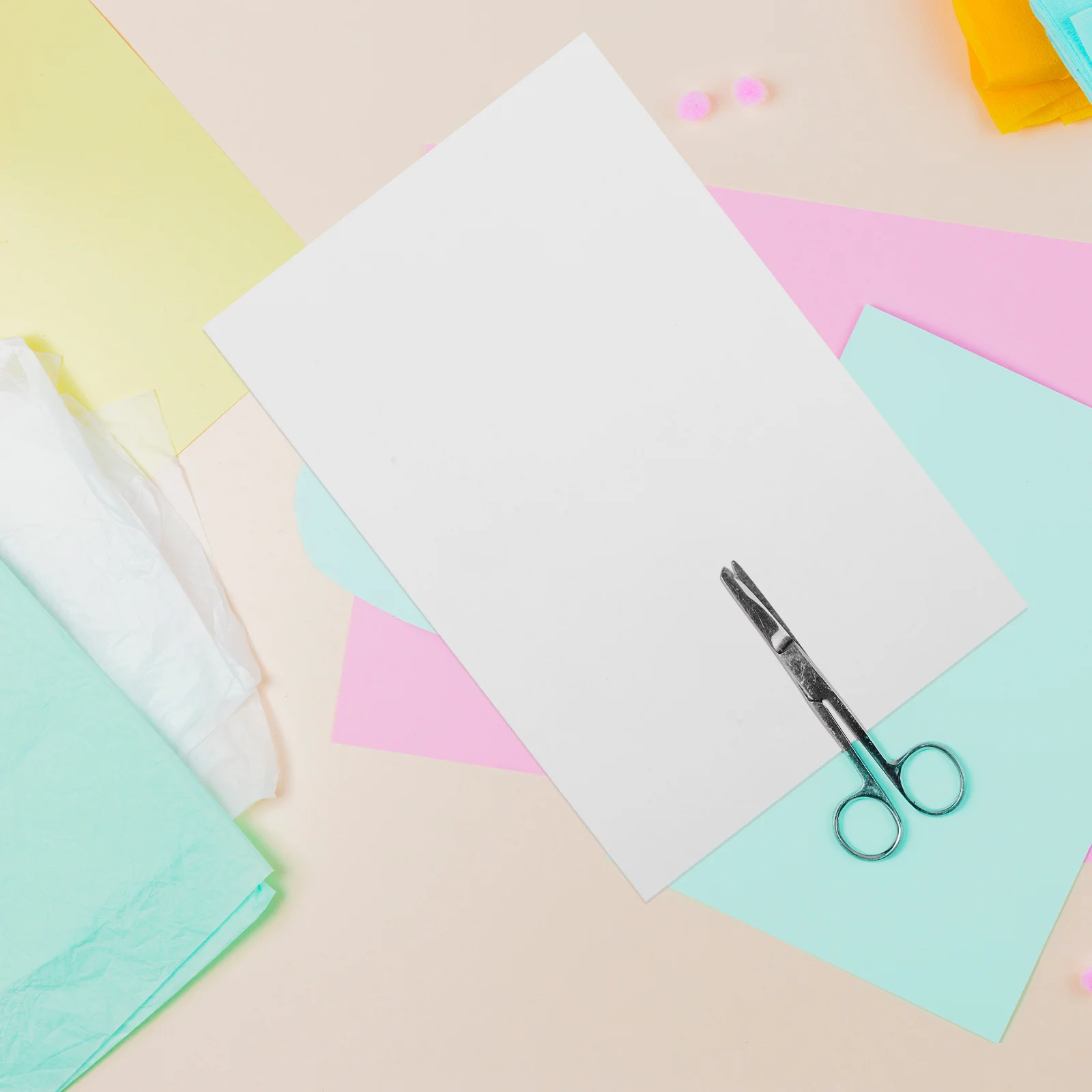 100Pcs Thick White Cardstock Blank Sheets for DIY Postcards Invitations Greeting Cards Writing Drawing Craft Projects