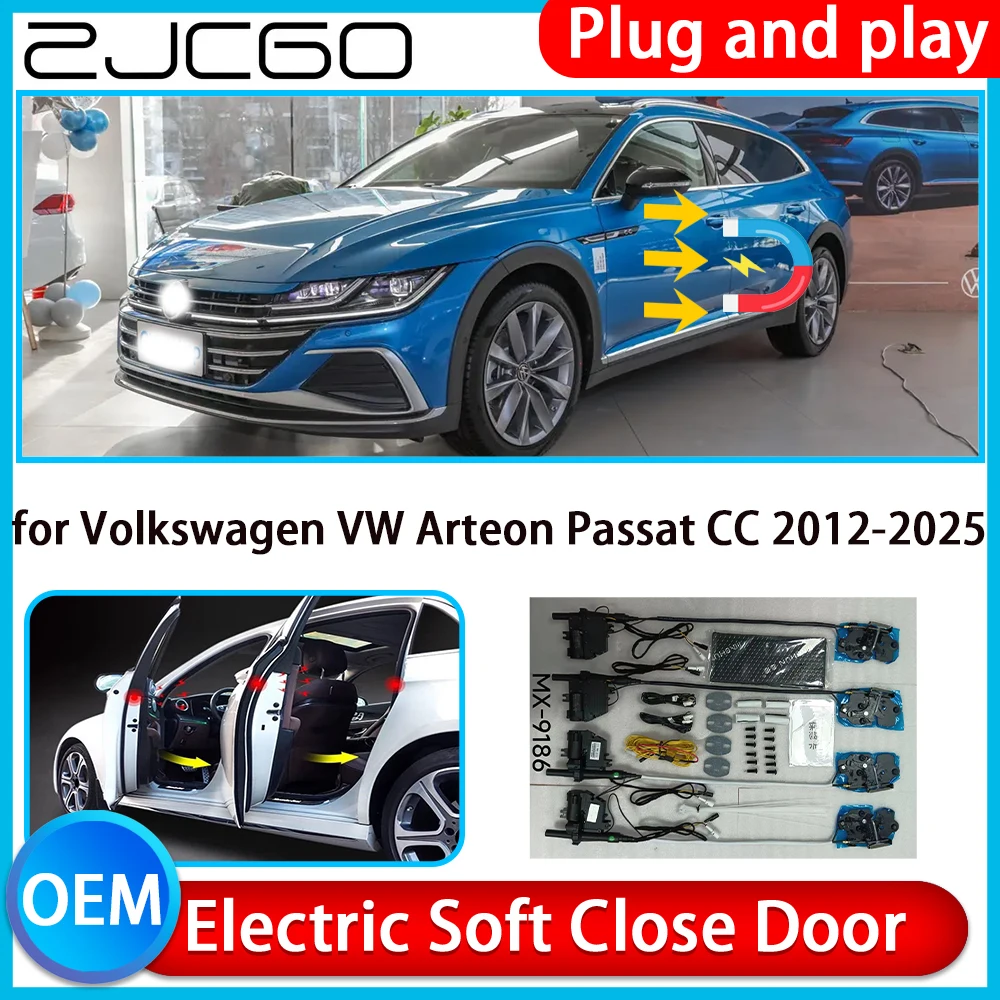 

for Volkswagen VW Arteon Passat CC 2012-2025 Auto Pull Car Soft Close Kit Door Power Latch Electric Door Catch Soft Closing