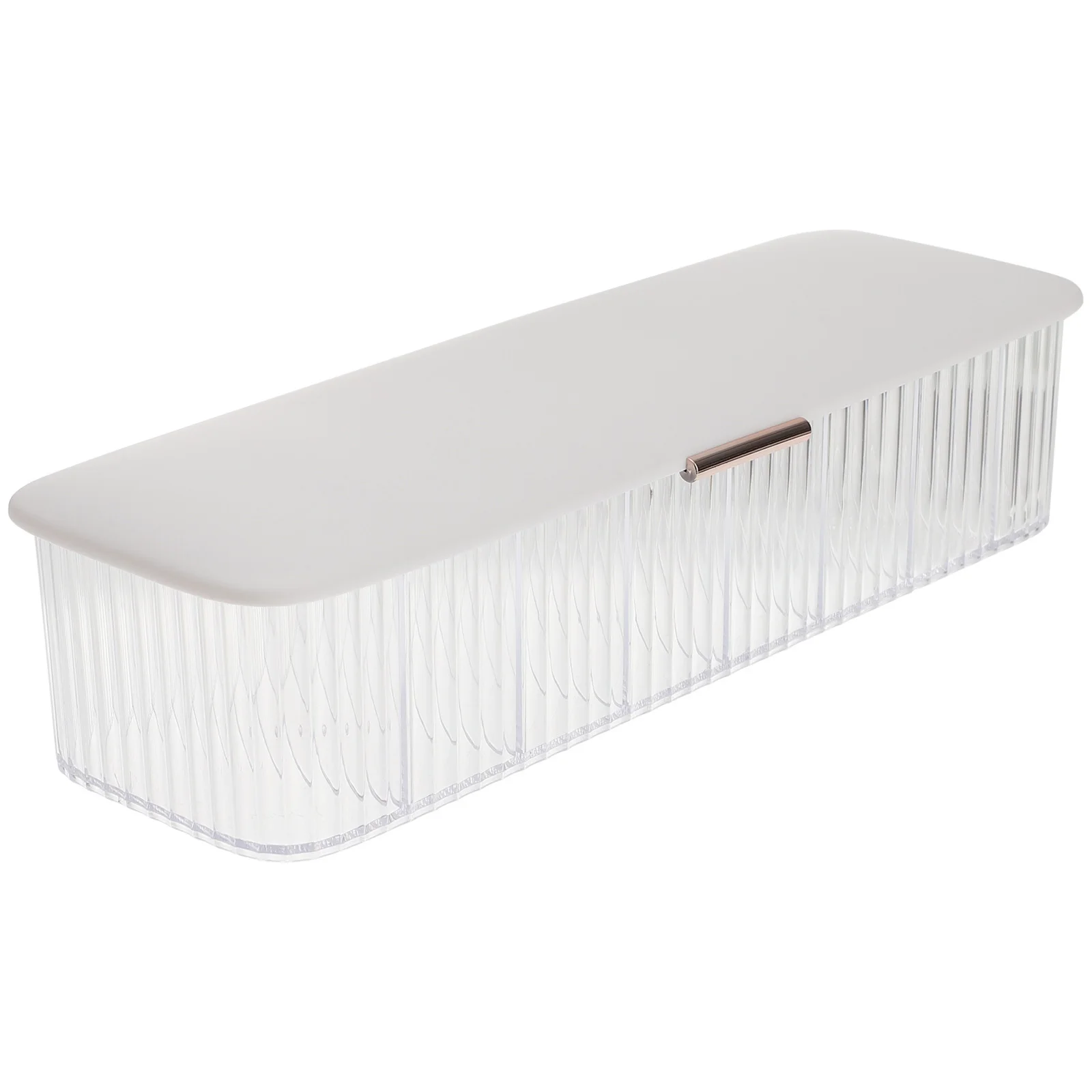 Boîte de rangement de câbles de données avec couvercle, compartiment séparé, boîte de rangement de câbles transparente pour bureau, Organization de la maison