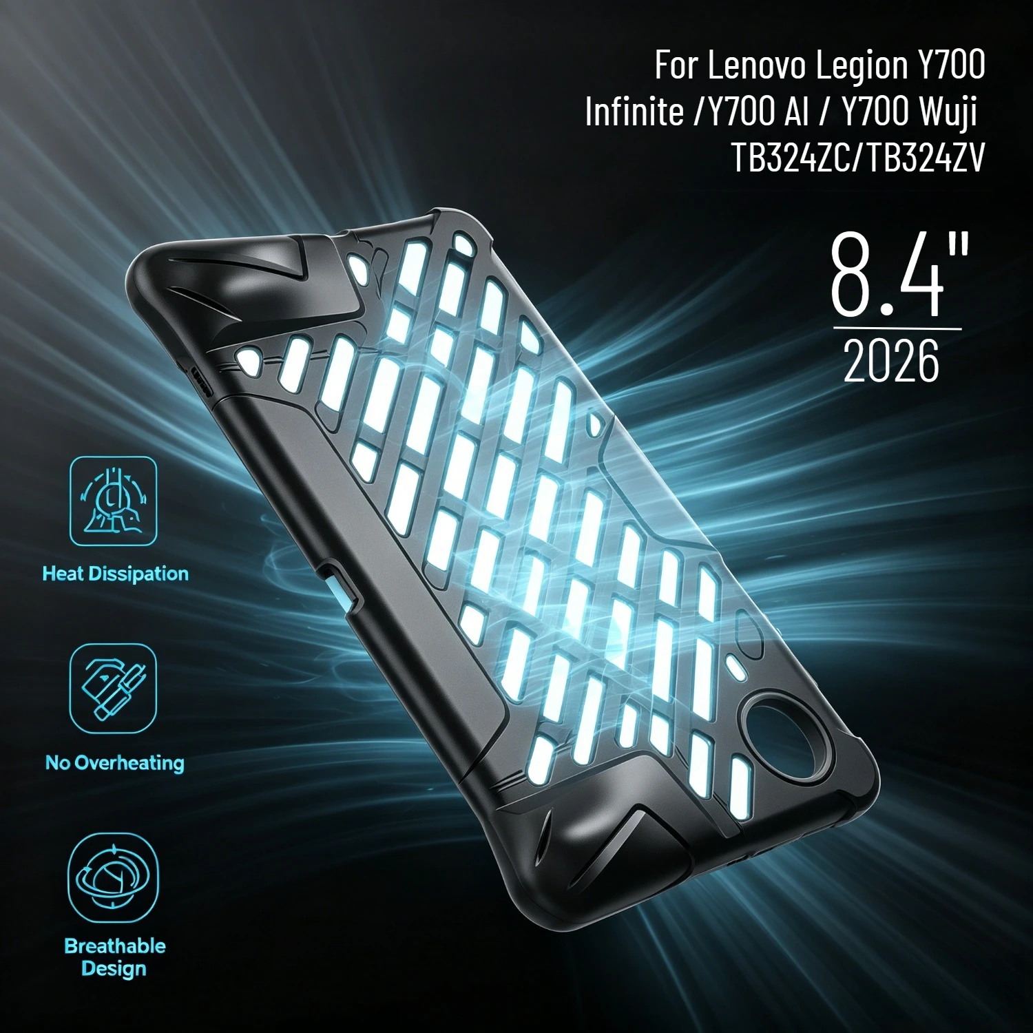 TPU Case for 2026 Lenovo Legion Y700 Infinite AI 8.4