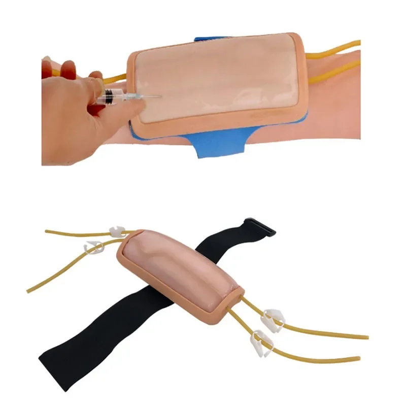 Free shipping Forearm vein Venous puncture wearable hand model Arm injection Nurse taking blood Training practice Mold