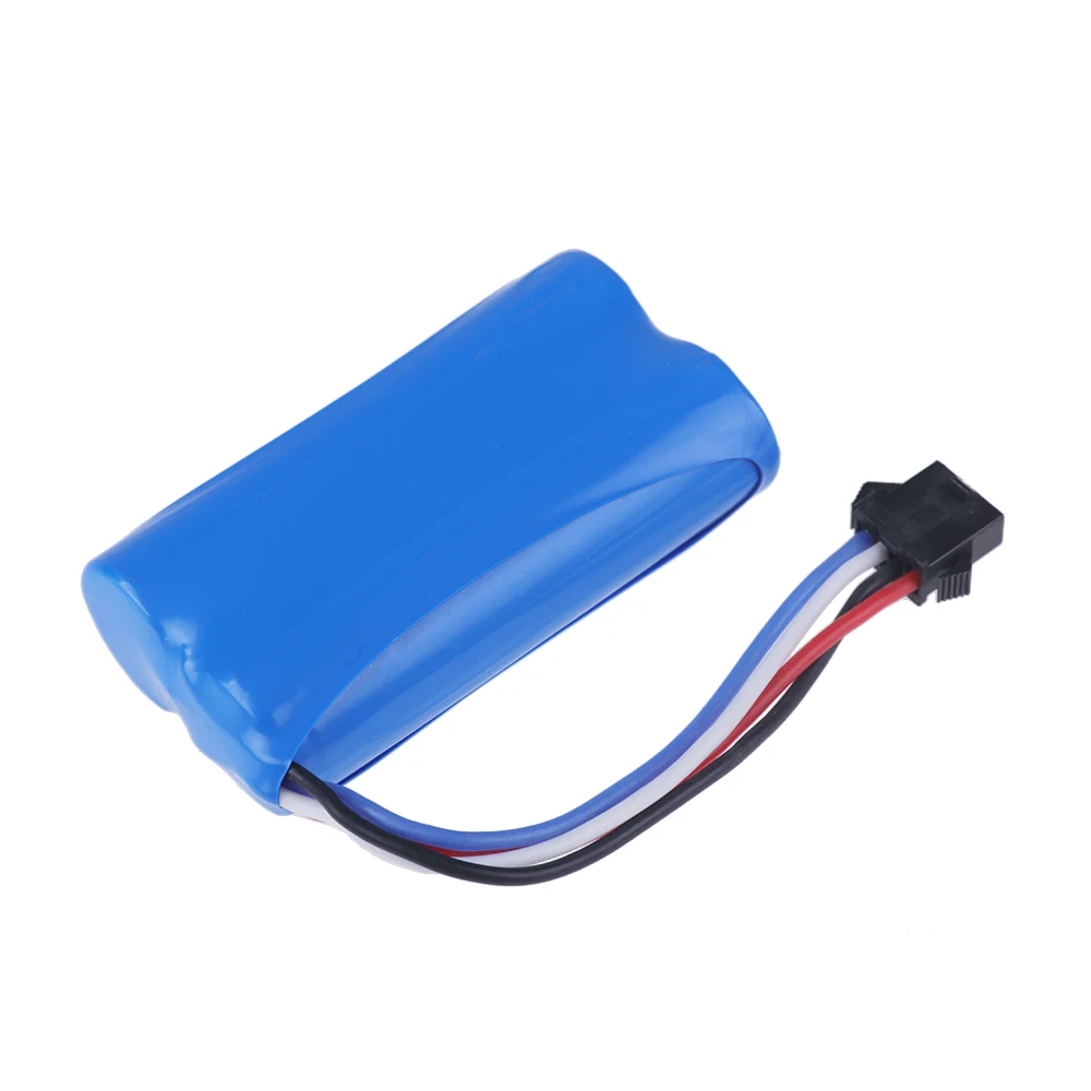 Batería de iones de litio mejorada, 4000mah, 7,4 V, 18650, con enchufe de SM-4P, para Udi007, Udi001, UDI002, UDI902, HJ806, 960, 961, 962, barcos de carreras RC