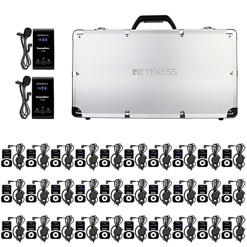 Factory Direct Outlet Wireless Audio Tour Guide System with different equipment outfit sets