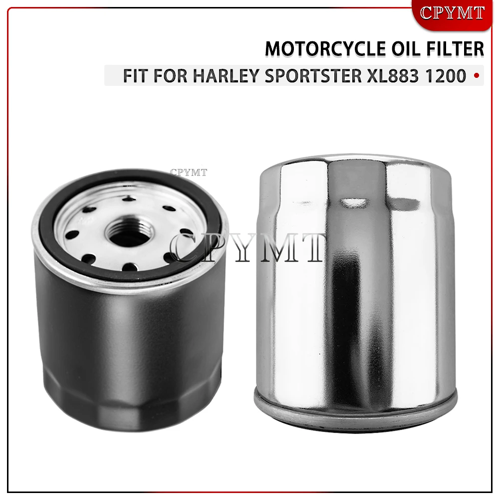 Motorcycle Oil Filter High Performance Fit for Harley Sportster XL883 1200 Softail Touring Road King Road Glide Ultra Classic