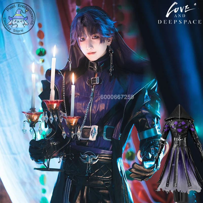 

Game Love and Deepspace Rafayel Cosplay Costume Anime Poseidon Moya Battle Suit for Men Women Love Live Stalker Role Play Suit