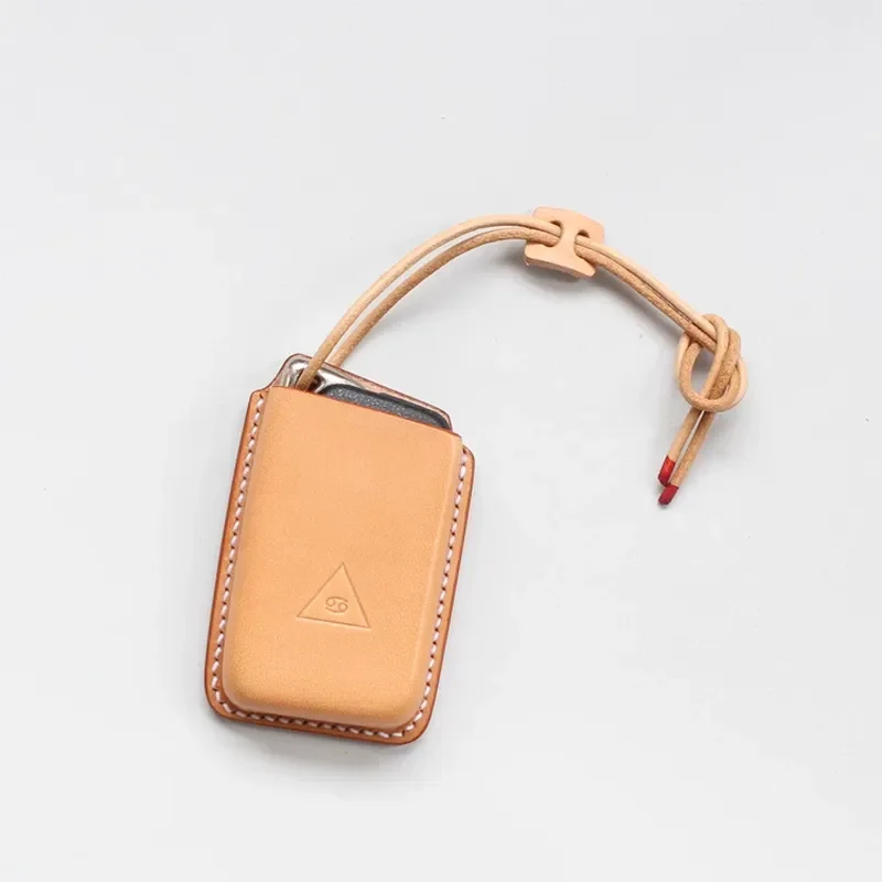 for HJKL for Lexus RX300 LX260 NX300 Key Case Handmade Vegetable Tanned Leather Key Cover Protective Shell
