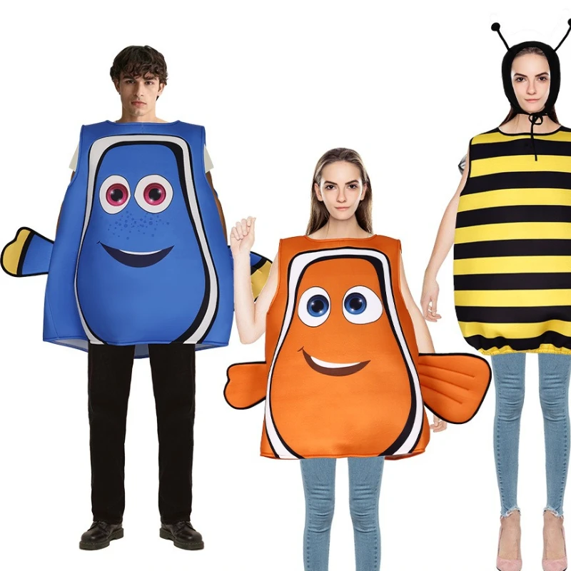 Disfraces de anime de Halloween Buscando a Nemo, cosplay, juego de rol, esponja compuesta, traje cos