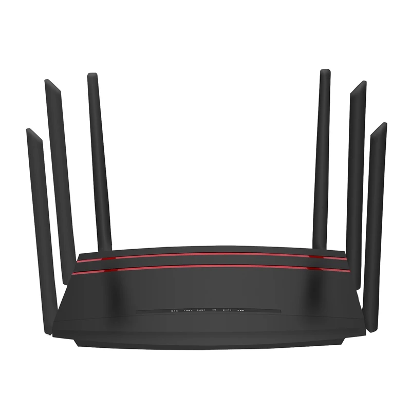 

HFES 1200M Wireless Router Gigabit 4G Wifi Router Dual Band 2.4&5.8GHZ 1 WAN+4 LAN Port For Home Office