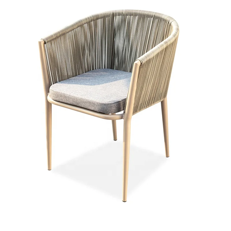 #s for Factory Supplier Low Price Wholesale Patio Furniture Chair Aluminum Frame PE Rattan Weaving Outdoor Chair for Garden*