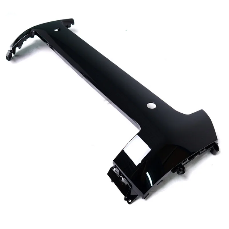 

Applicable Glossy Black Aluminum Alloy Front Bumper Cover Lower Trim Strip Suitable Defender Car Exterior Decorat