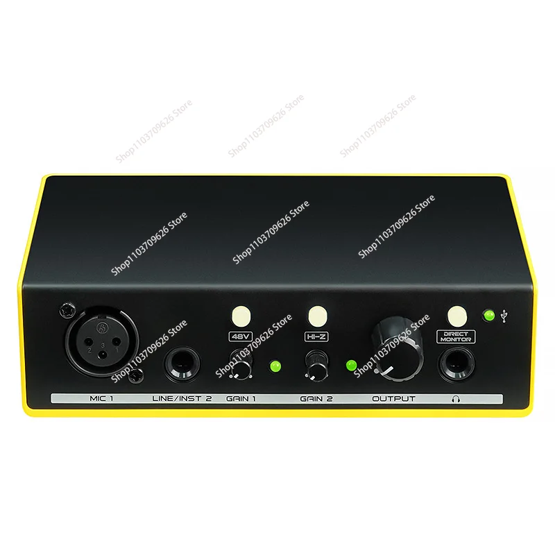 

Dual-channel professional audio interface high quality analog preamplifier for Studio Recording Microphone