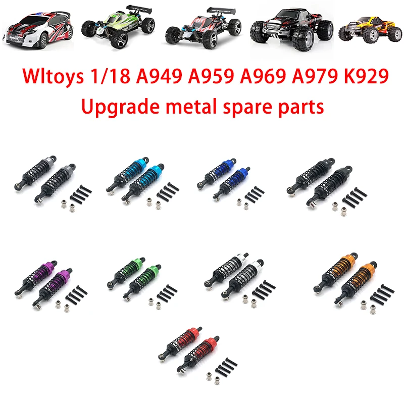 Wltoys 184011 A949 A959 A969 A979 K929 Remote Control Car Upgrade External Spring Shock Absorber