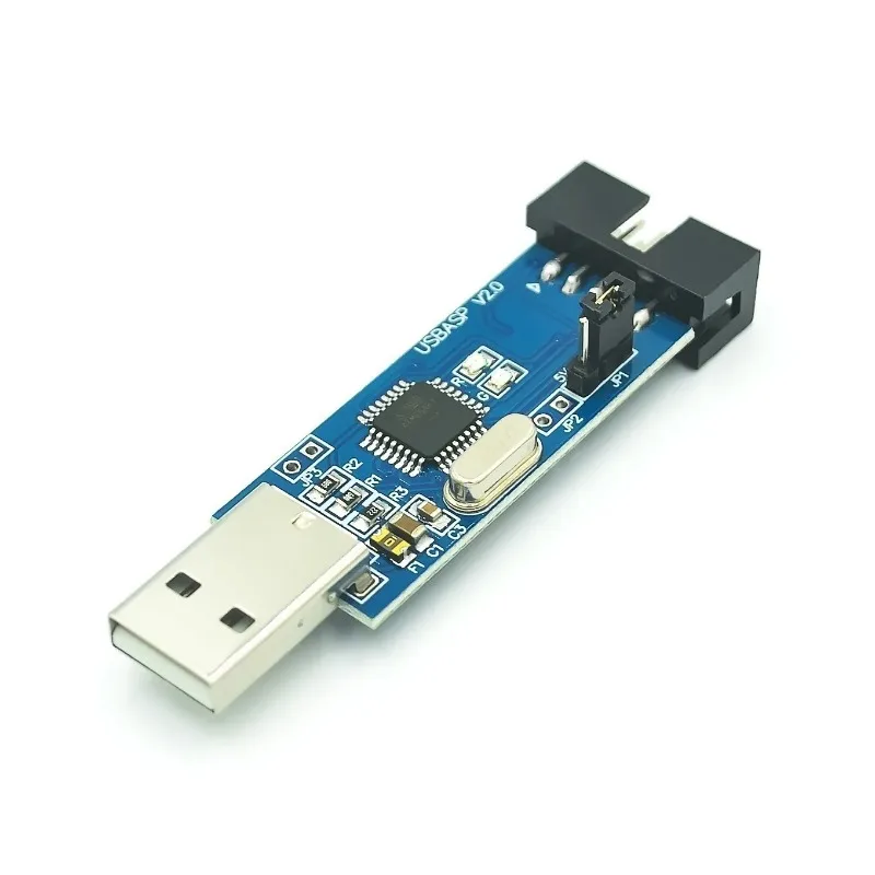 SBASP USB AVR Programmer for USB ASP USBISP ISP Bootloader NEW+ 10PIN TO 6PIN ADAPTER