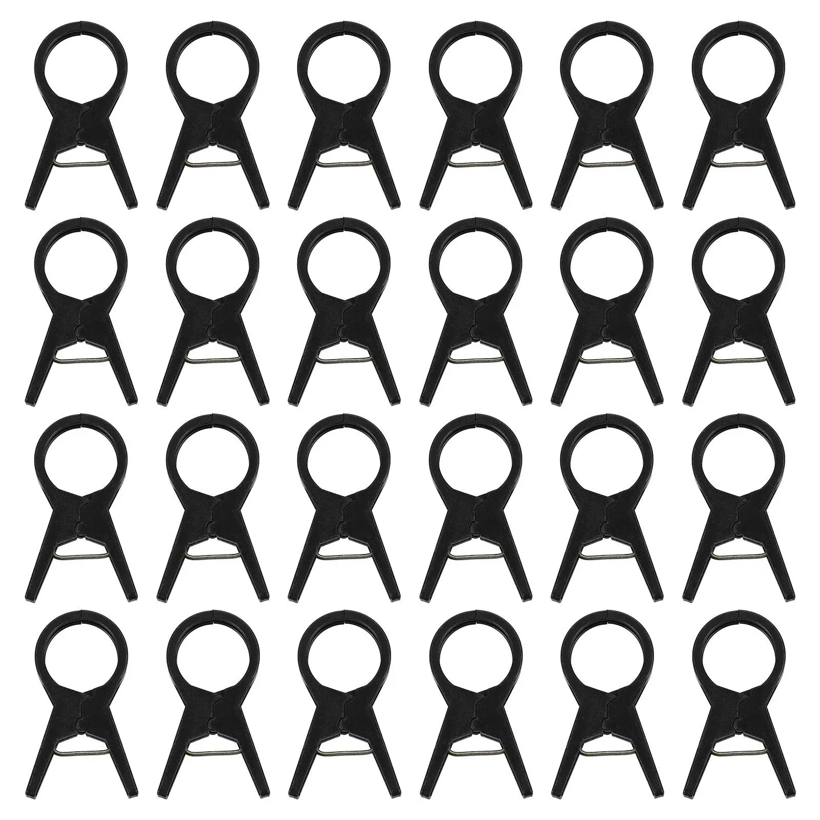 100Pcs Plastic Plant Support Clips Quick Release Design for Vertical Growing Climbing Plants Tomato Stem Vine Flower Garden Use