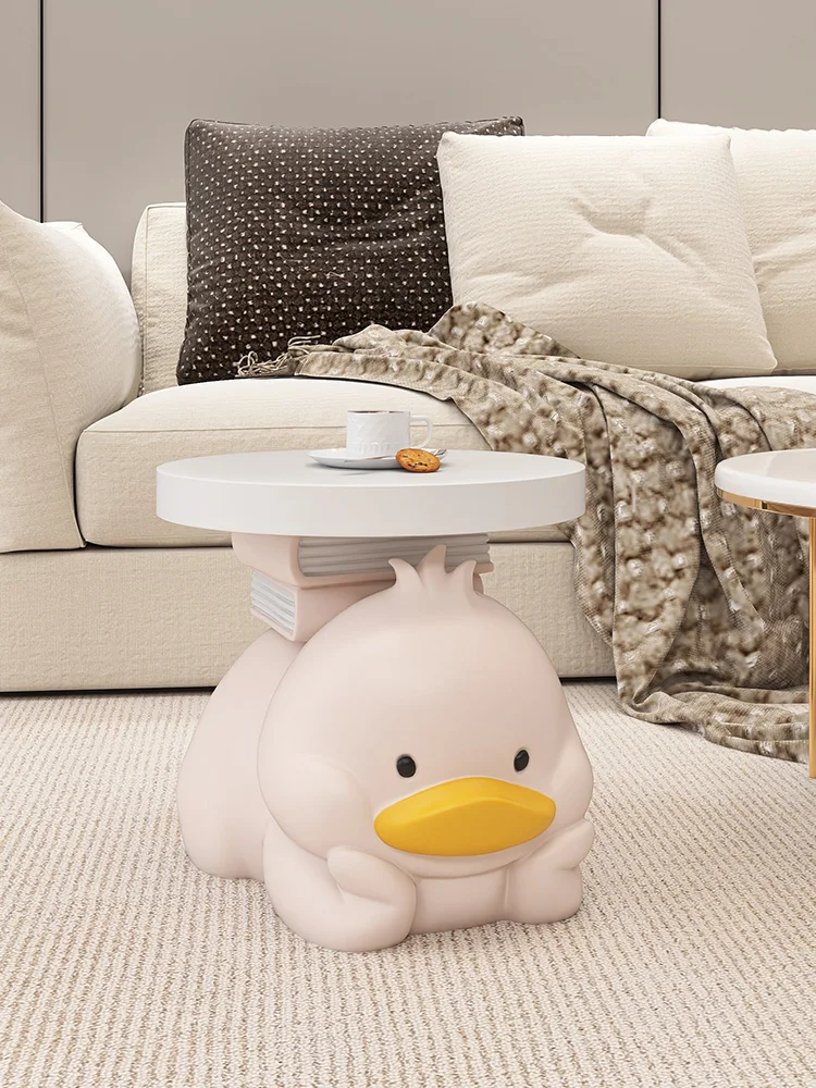 

Nordic Home Furniture Duckling Coffee Table Living Room Furniture Large Sofa Side Tables Creative Home Accessories Storage Table