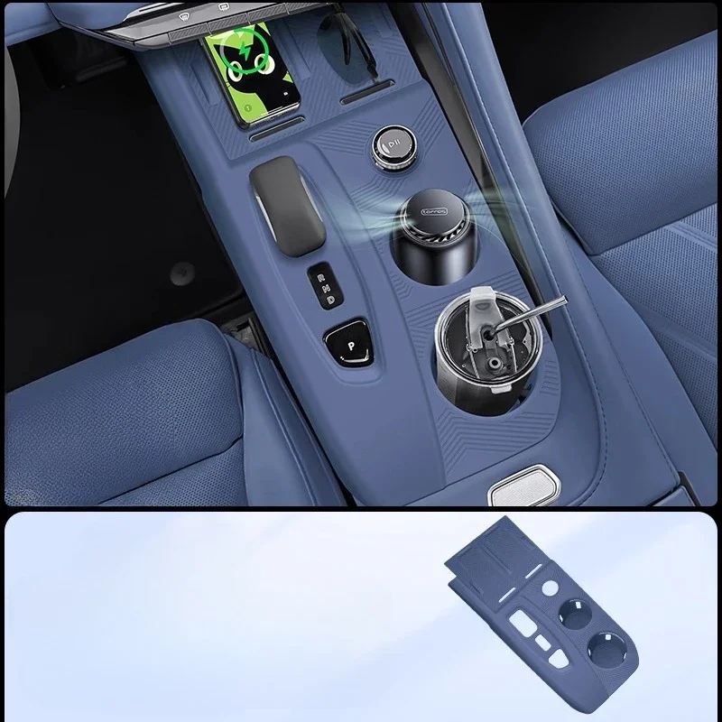 New Wireless Charging Panel for Zeekr 001 2026 Silicone Interior Modification Accessories Fast Charging Pad Central Control