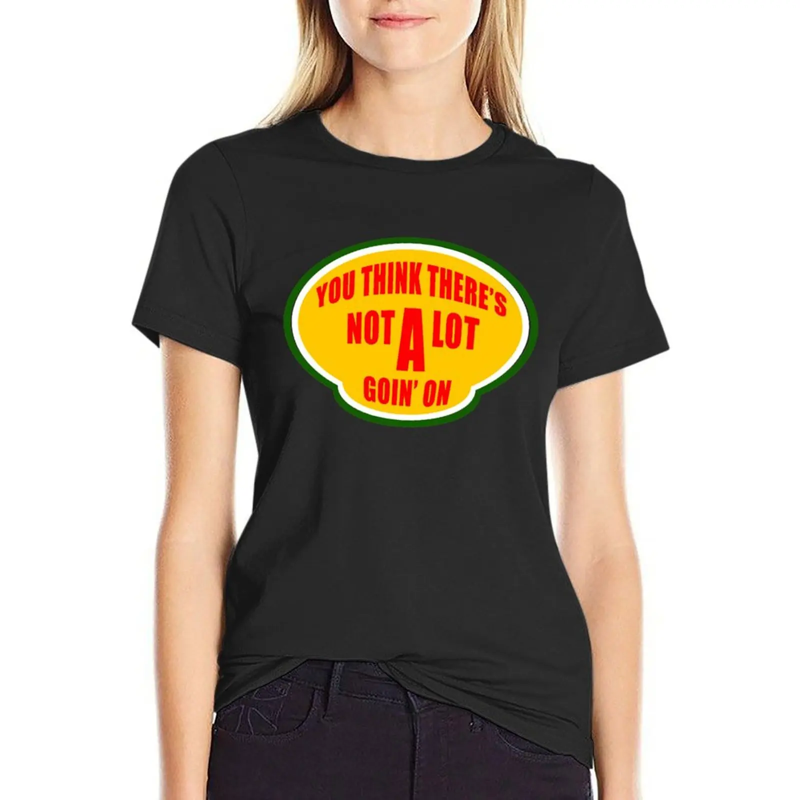 

CORNER GAS SIGN T-Shirt vintage clothes lady clothes Short sleeve tee Aesthetic clothing Women's cotton t-shirt