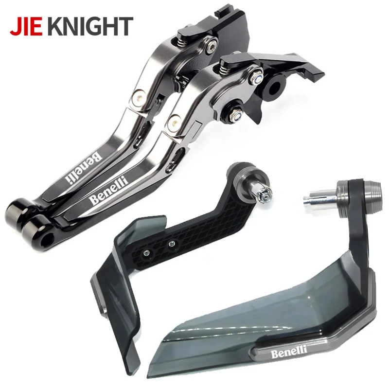 Motorcycle CNC Adjustable Clutch Brake Levers Hand Grip Windshield Hand Guards For BENELLI TNT 125 135 TNT125 TNT135 2016-2017