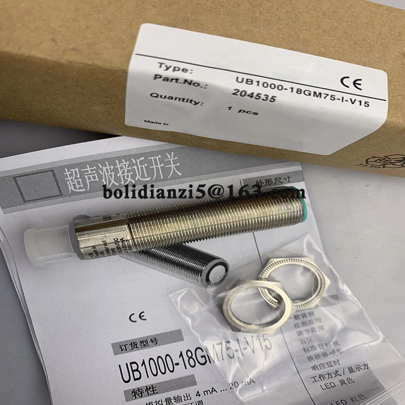 New ultrasonic sensor   LGUB1000-18GM55-IE4-V15  In stock