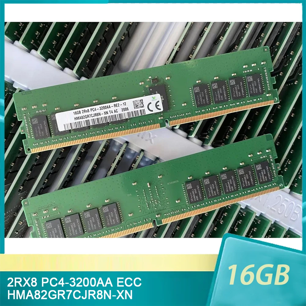 

1 Pcs For SK Hynix RAM 16GB 2RX8 PC4-3200AA HMA82GR7CJR8N-XN ECC DDR4 3200 Server Memory