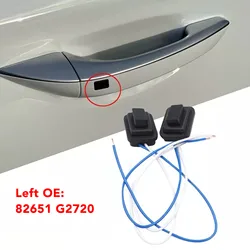 1Pc L/R Front Door Handle Button Switch Wear Resistant Car Door Handle Small Button Switch for Hyundai IONIQ 2016-2020