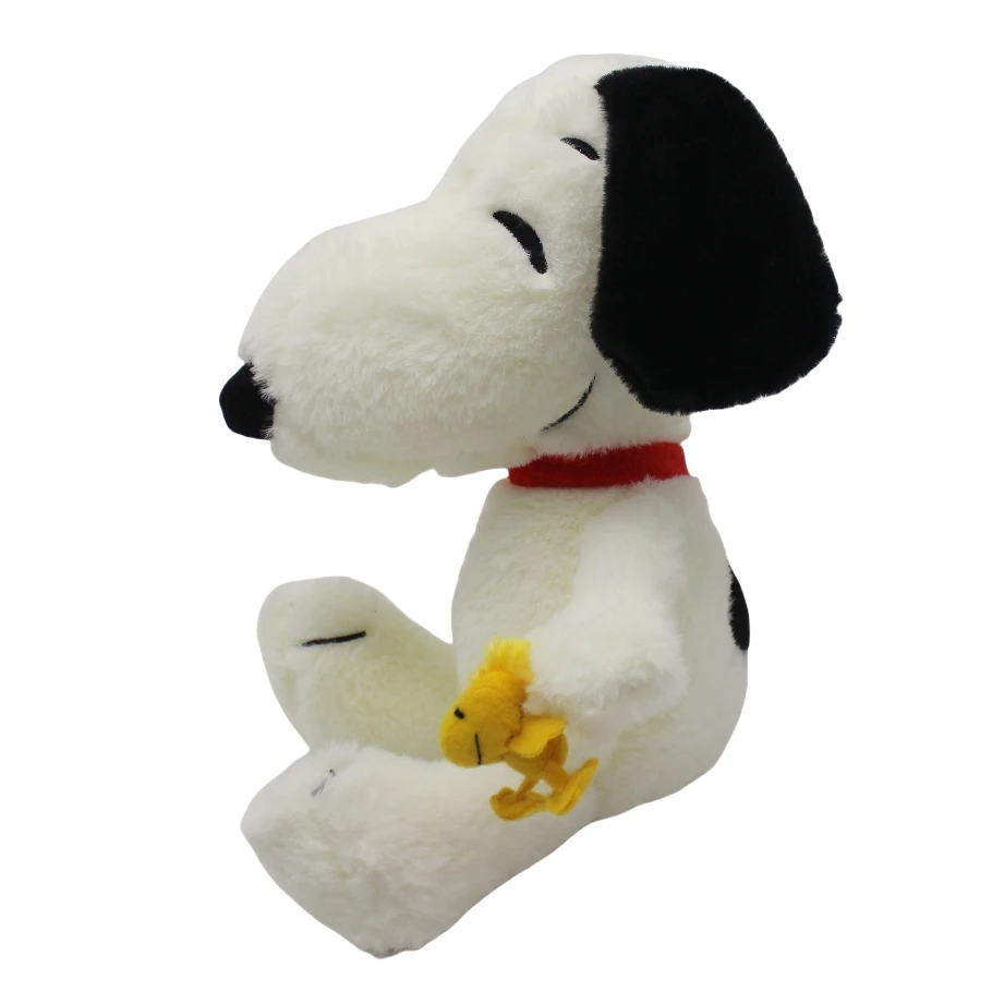 1 pieza 25CM perro Snoopy con Woodstock el lindo pájaro juguetes de peluche suaves juguetes para perros Snoopy el mejor regalo de cumpleaños regalo del Día de San Valentín