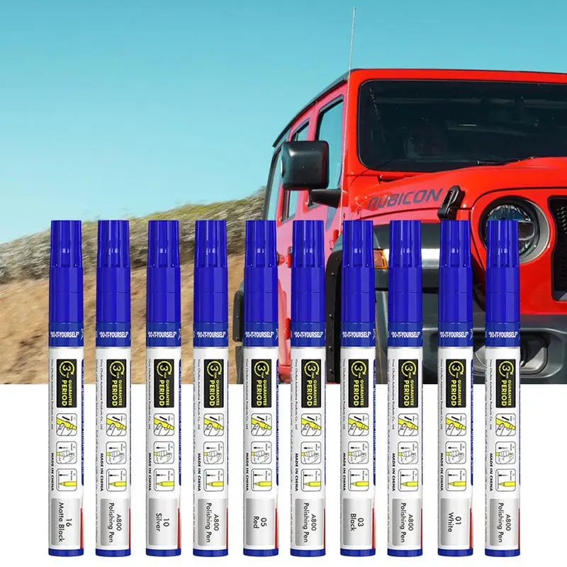 

Car Paint Pens For Scratches Automotive Touchup Paint Pen Scratch Remover Genuine Color Code Universal AutomotivePen For Vehicle