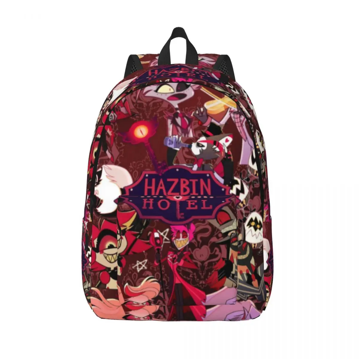 

H-Hazbins H-Hotels Alastor Vox аниме модный рюкзак спортивный студенческий походный дорожный рюкзак для мужчин и женщин холщовые сумки для колледжа