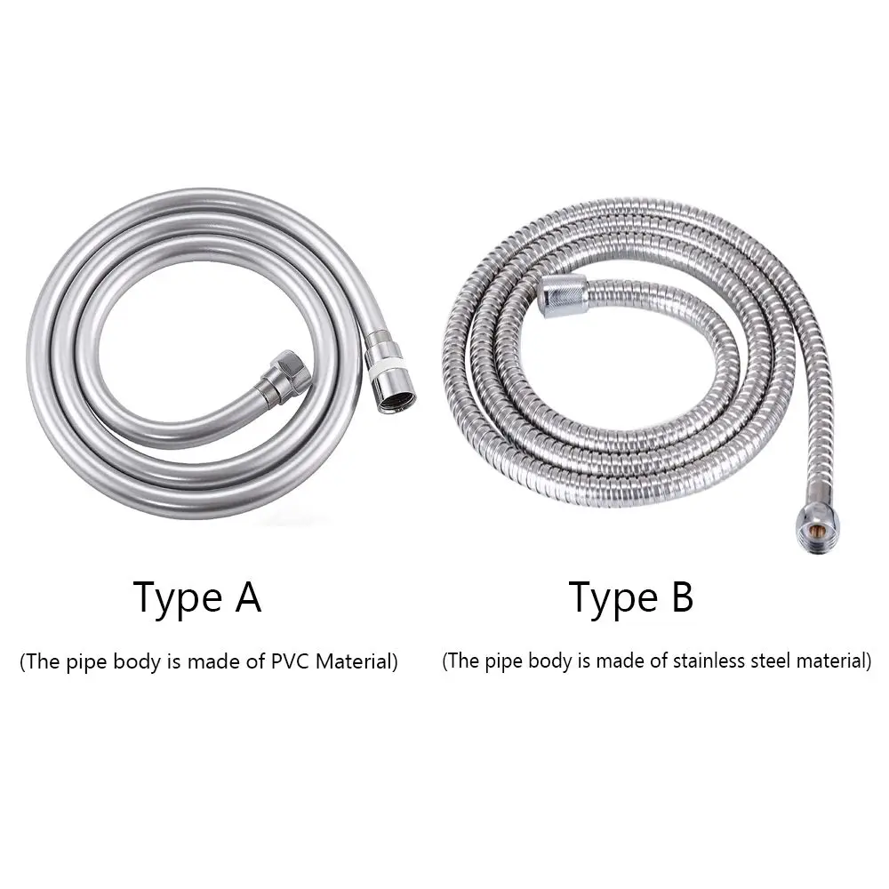 High Pressure Universal Interface Bidet Pipe Explosion-proof Handheld Shower Head Hose PVC Water Tube